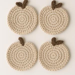 Fall Crochet Coasters for Home Decor