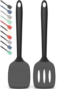 Coukre Silicone Spatula Set: Heat Resistant 2-Pack