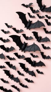 3D Bat Wall Decor Stickers: Halloween Room Decals