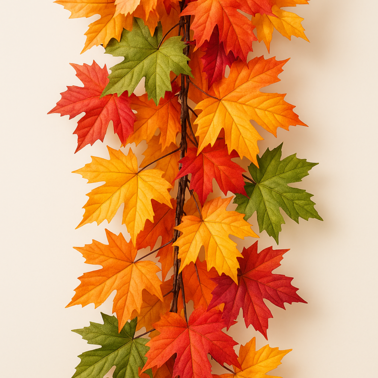 DearHouse Fall Garland for Seasonal Home Decor