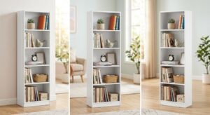 Furinno LUDER Book Shelf – Practical 5-Tier Bookshelf