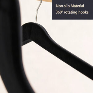 Top Black Velvet Hangers for Closet Organization