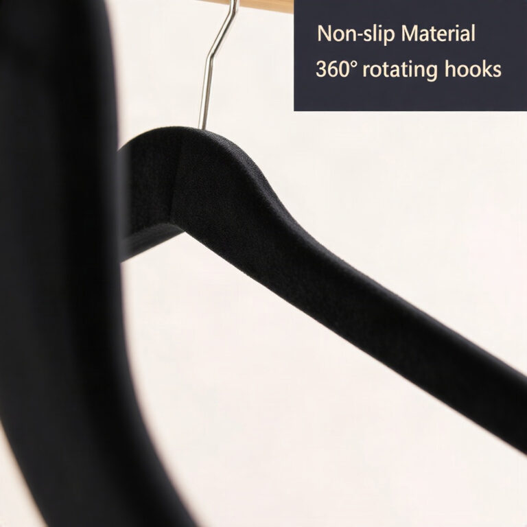 Top Black Velvet Hangers for Closet Organization