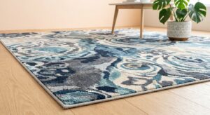 Stylish Washable Area Rug for Living Room