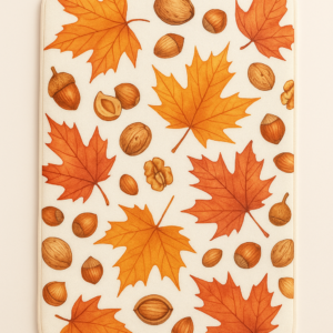 SHACOS Fall Dish Drying Mat for Home Kitchen