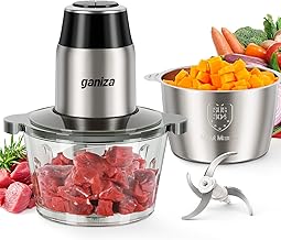 Ganiza Food Processors with 2 Bowls