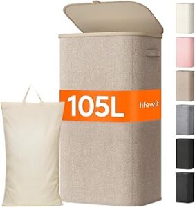 Lifewit 105L Large Laundry Basket with Lid