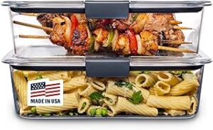 Rubbermaid Brilliance BPA-Free Food Storage Containers with Lids