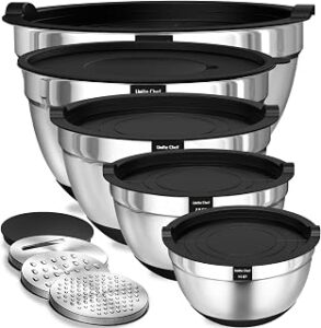 Umite Chef Mixing Bowls with Airtight Lids