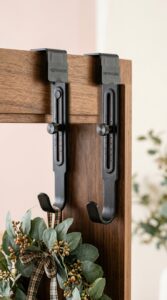 Adjustable Wreath Door Hanger for Front Door Decor