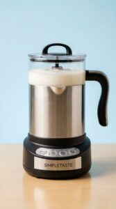 SIMPLETASTE 4-in-1 Milk Frother: Automatic Milk Steamer