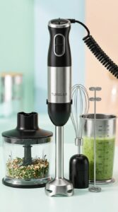 Turelar Immersion Blender: 5-in-1 Hand Blender Set