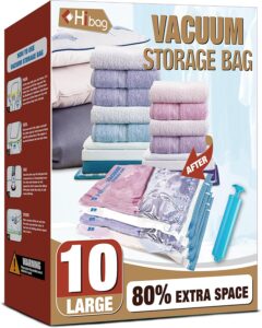 Vacuum Storage Bags for Clothing: 10 Large Space Saver Bags